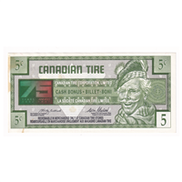 S18-Ba-175 Replacement 1996 Canadian Tire Coupon 5 Cents AU-UNC