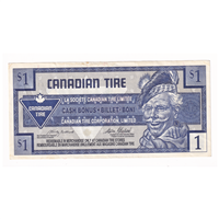 S20-Fa-10 Replacement 1996 Canadian Tire Coupon $1.00 Extra Fine