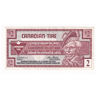 S21-Ga-10 Replacement 1996 Canadian Tire Coupon $2.00 VF-EF