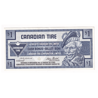 S23-Fa-90 Replacement 1998 Canadian Tire Coupon $1.00 Almost Uncirculated