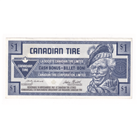 S23-Fa-999 Replacement 1998 Canadian Tire Coupon $1.00 AU-UNC