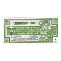 S24-Ba-20 Replacement 1998 Canadian Tire Coupon 5 Cents Uncirculated