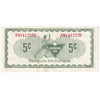 S5-B-KN 1976 Canadian Tire Coupon 5 Cents VF-EF