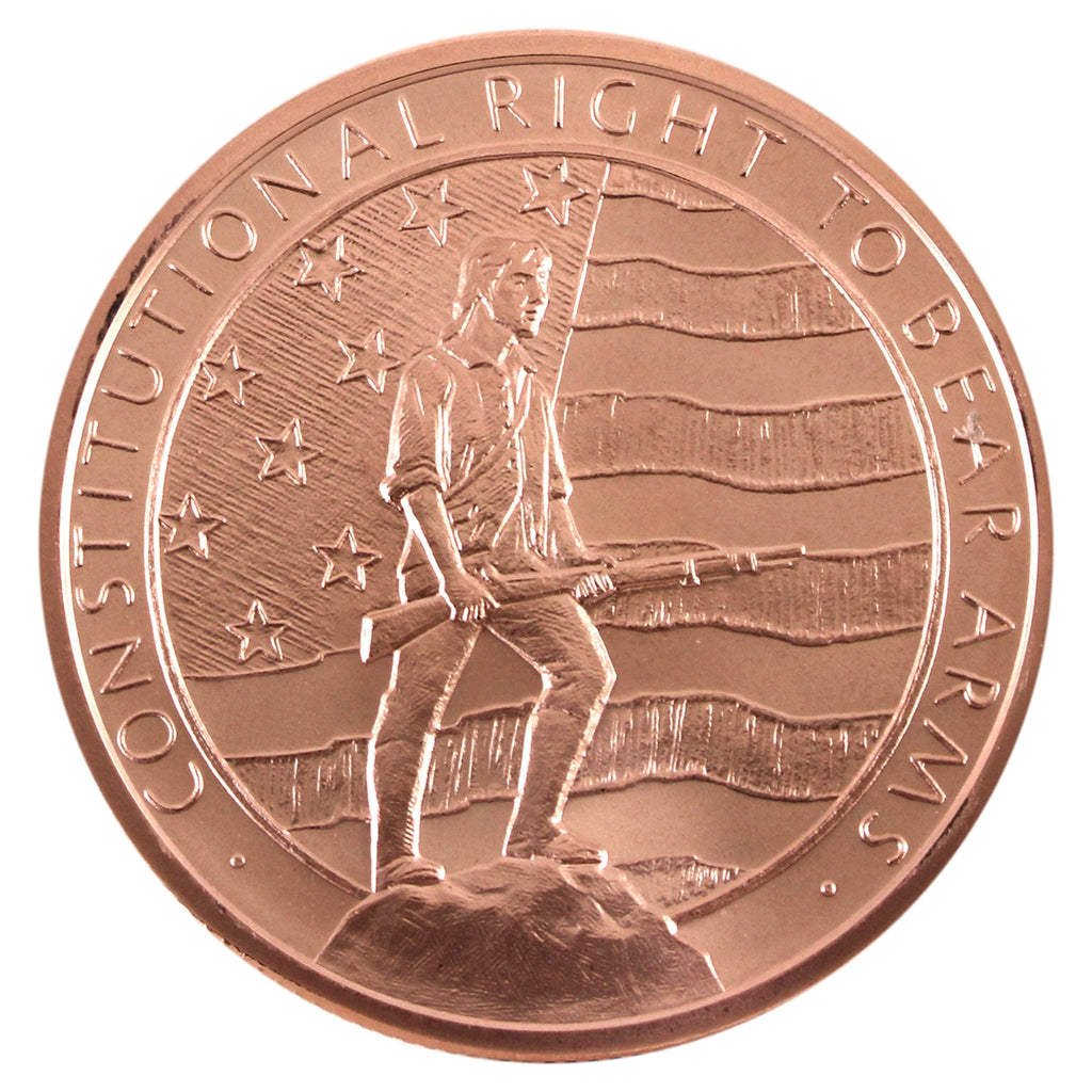 2nd Amendment 5oz. .999 Fine Copper