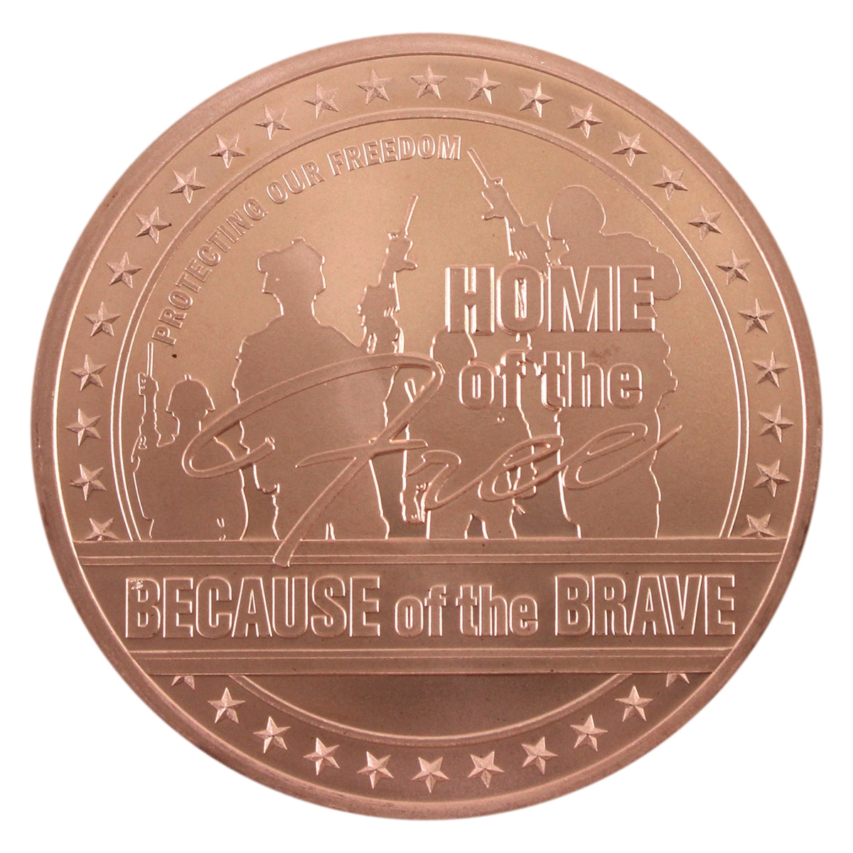 Home of the Free 5oz. .999 Fine Copper