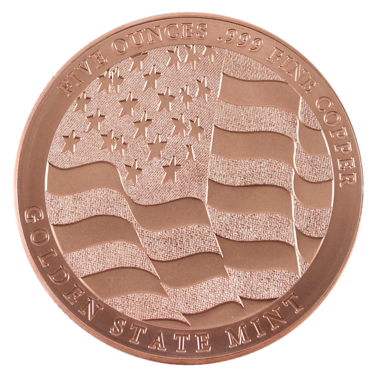 Home of the Free 5oz. .999 Fine Copper