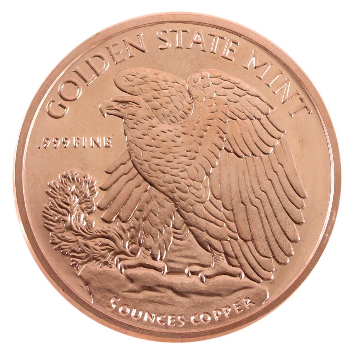 Walking Liberty 5oz. .999 Fine Copper