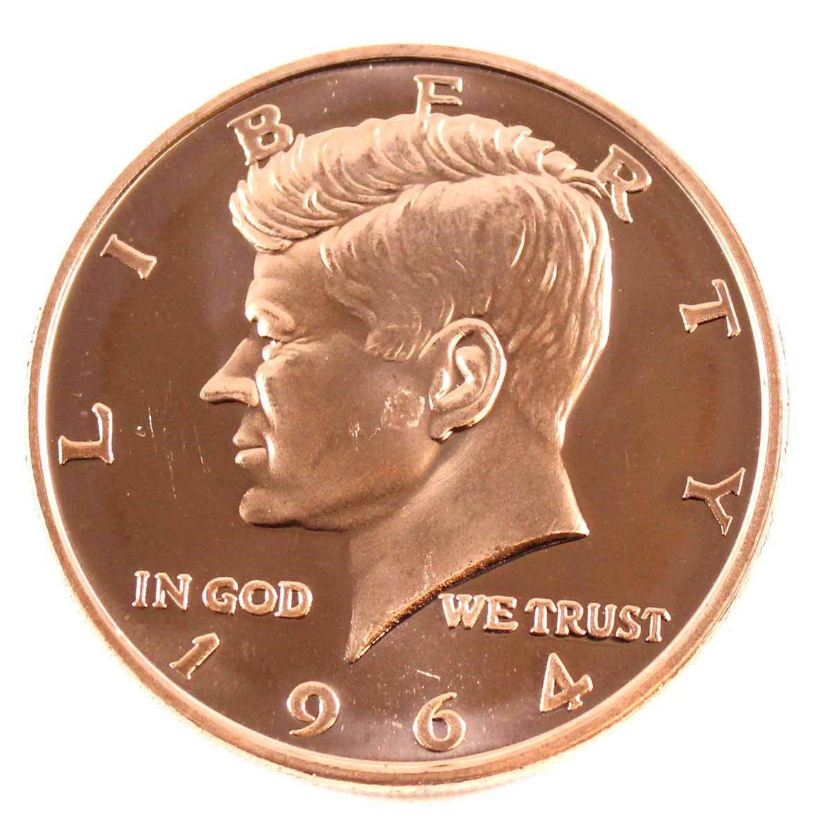 John F. Kennedy 1oz. .999 Fine Copper