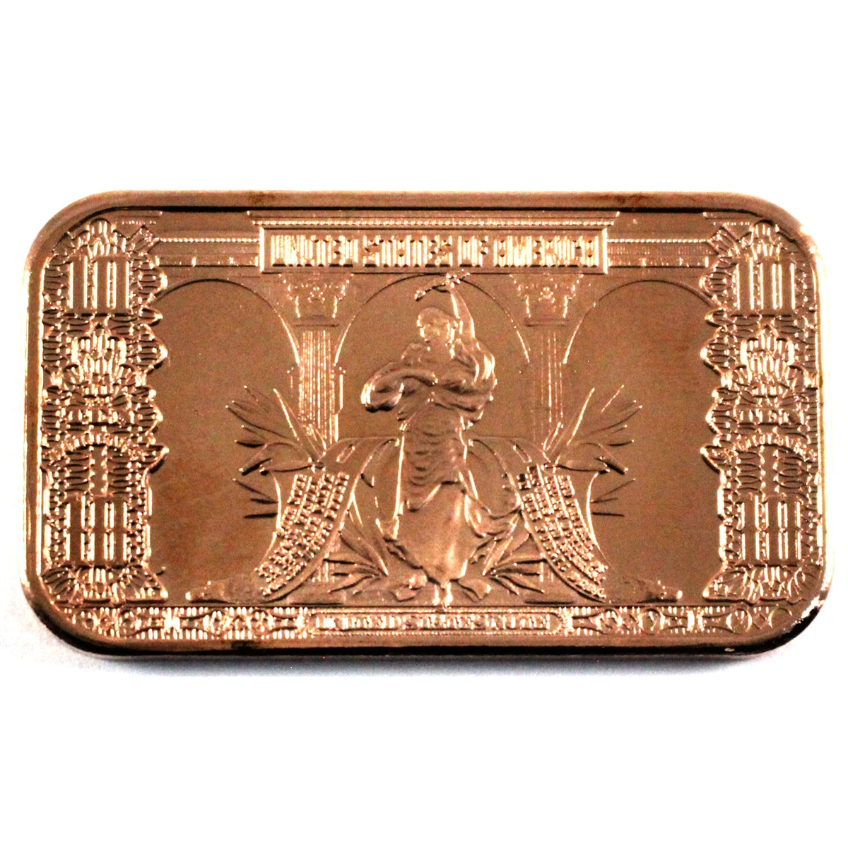 $10 Bison Bar 1oz. .999 Fine Copper