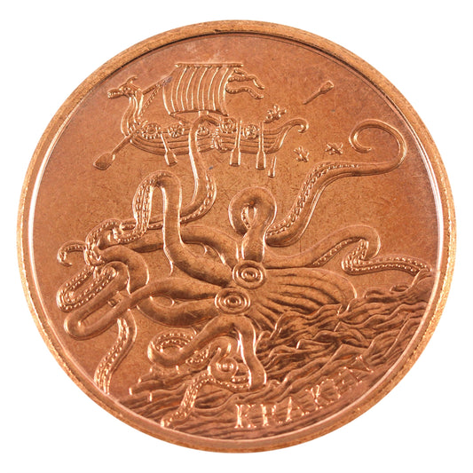 Kraken 1oz. .999 Fine Copper