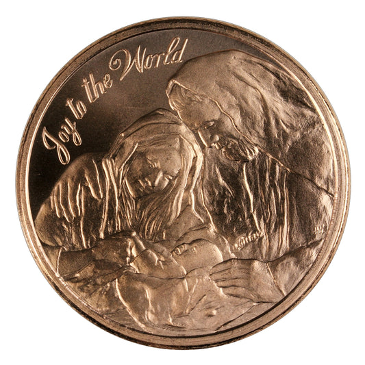 Joy to the World 1oz. .999 Fine Copper