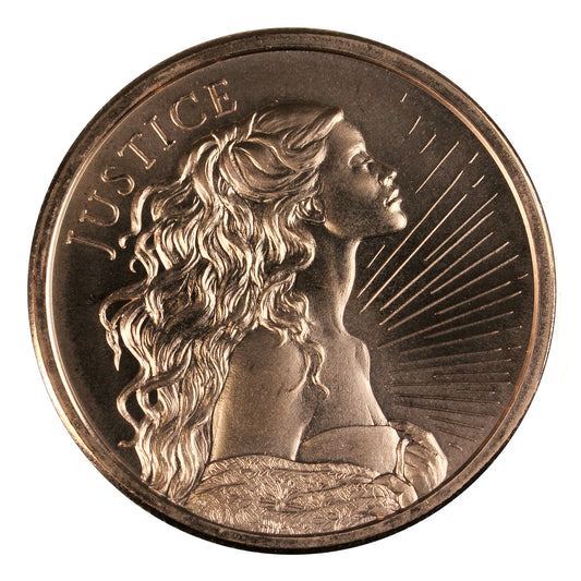 Justice 1oz. .999 Fine Copper