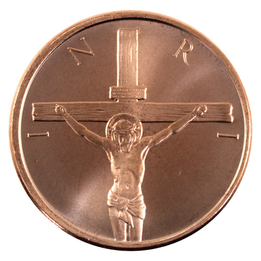 Crucifixion 1oz. .999 Fine Copper