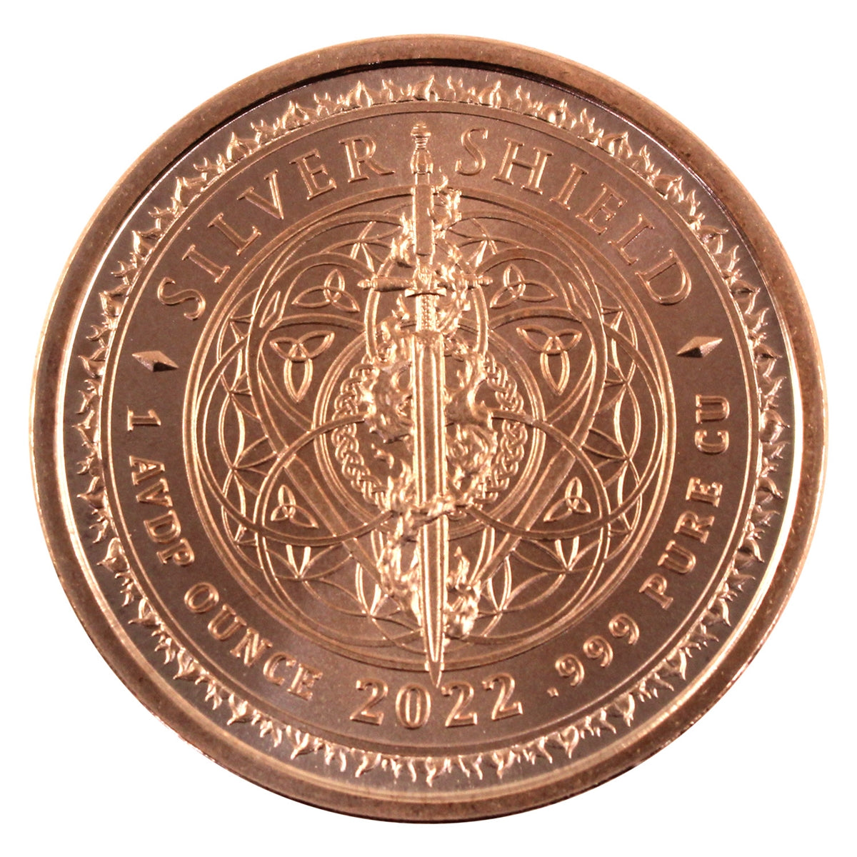 Crucifixion 1oz. .999 Fine Copper