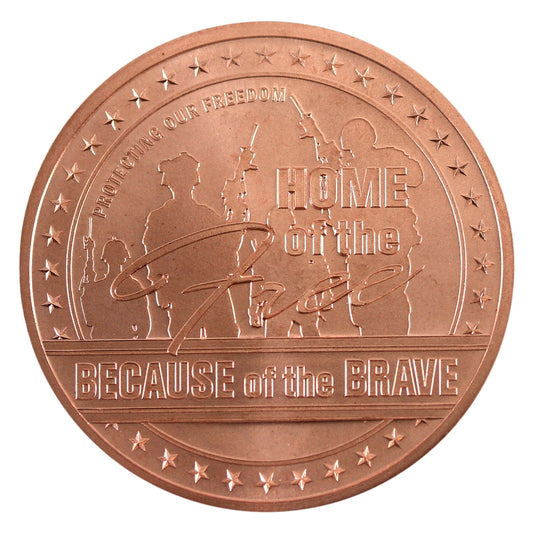 Home of the Free 1oz. .999 Fine Copper