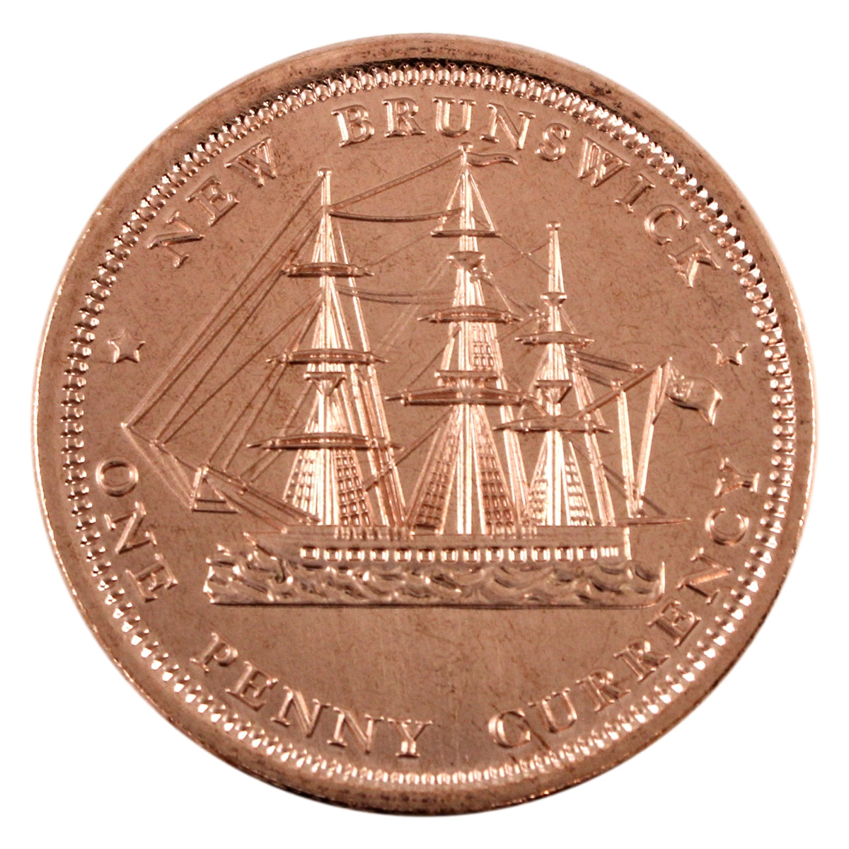 Beaver Bullion New Brunswick One Penny Currency 1oz. .999 Fine Copper