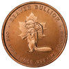 Beaver Bullion 1oz Copper Round Reproduction of 1760 Canada Subdued Medal