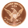 Happy Easter Bunny 1oz. .999 Fine Copper