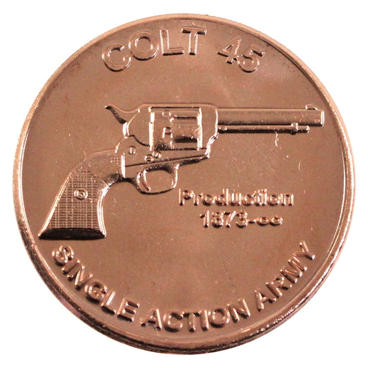 Colt 45 1oz. .999 Fine Copper