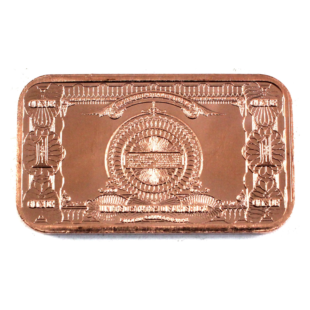 $1 Black Eagle Bar 1oz. .999 Fine Copper