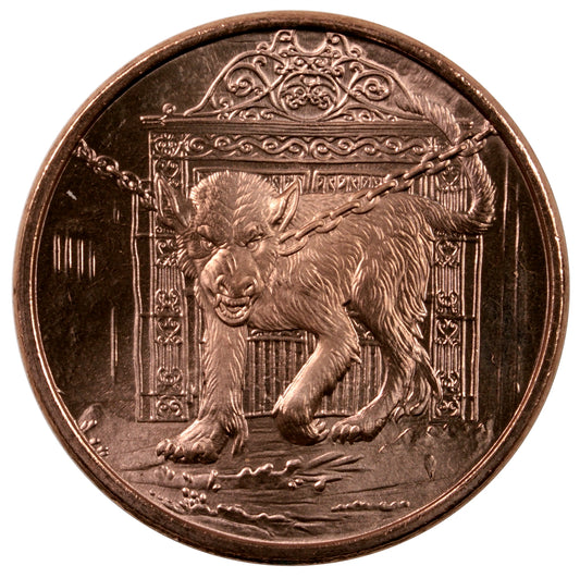 Hellhound 1oz. .999 Fine Copper