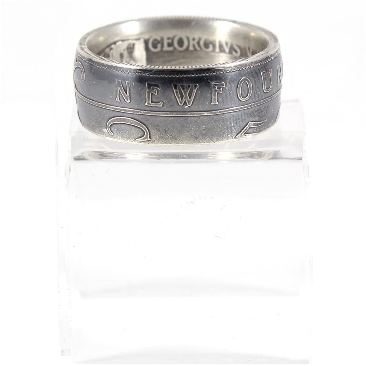 Custom Newfoundland Silver Coin Ring - Made Just For You!