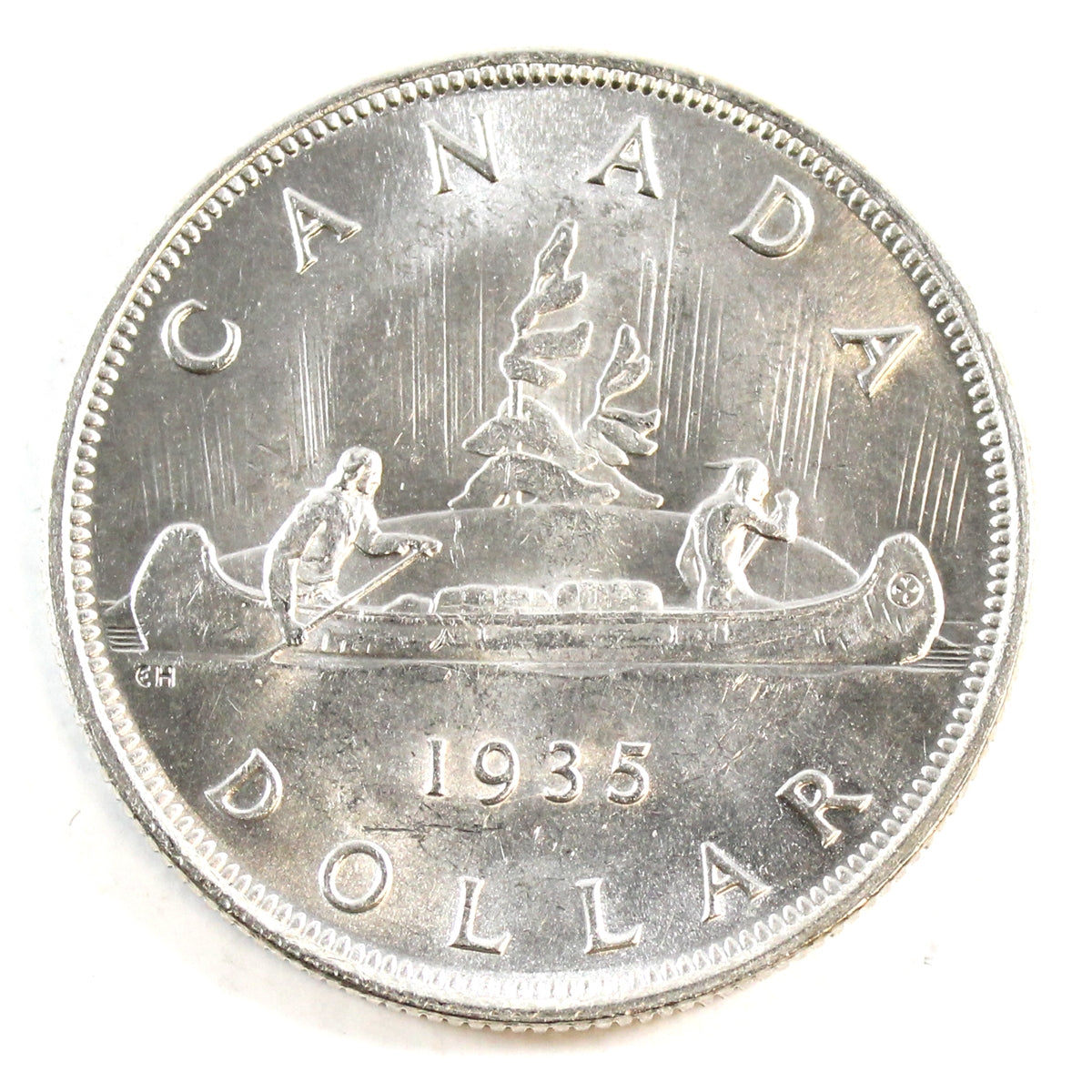 1935 Canada Dollar Choice Brilliant Uncirculated (MS-64) $