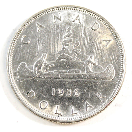 1936 Canada Dollar EF-AU (EF-45)