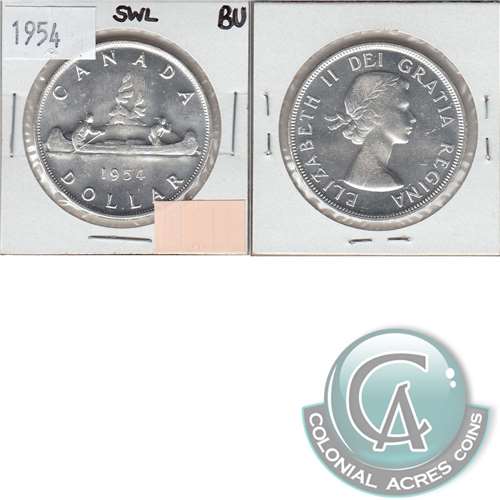 1954 SWL Canada Dollar Brilliant Uncirculated (MS-63) $