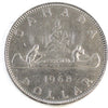 1968 No Island Canada Nickel Dollar AU-UNC (AU-55)