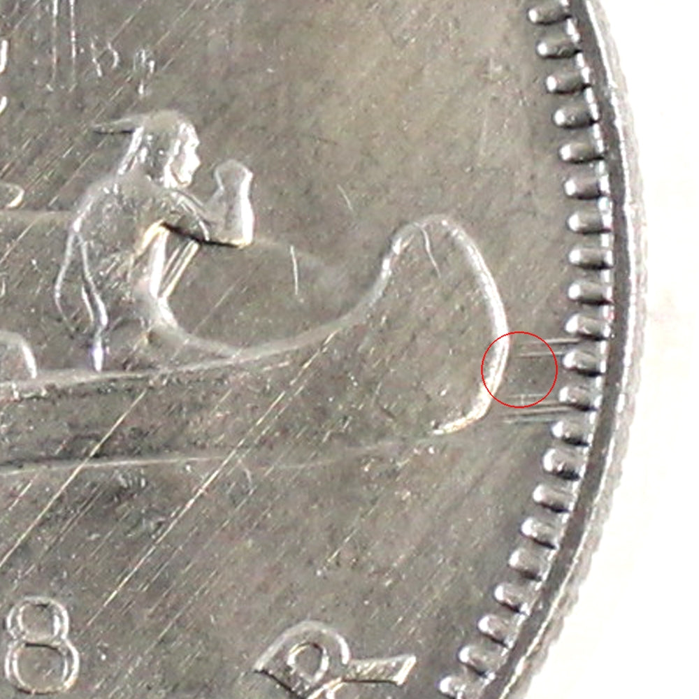 1968 No Island Canada Nickel Dollar Choice BU (MS-64)