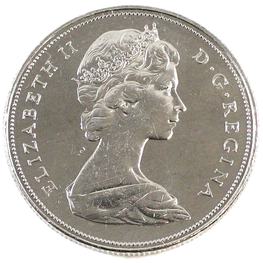 1968 No Island Canada Nickel Dollar Proof Like