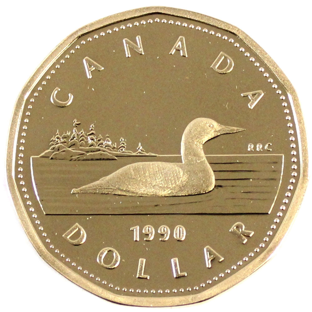 1990 Canada Loon Dollar Proof