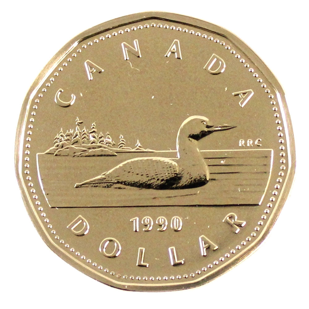 1990 Canada Loon Dollar Proof Like