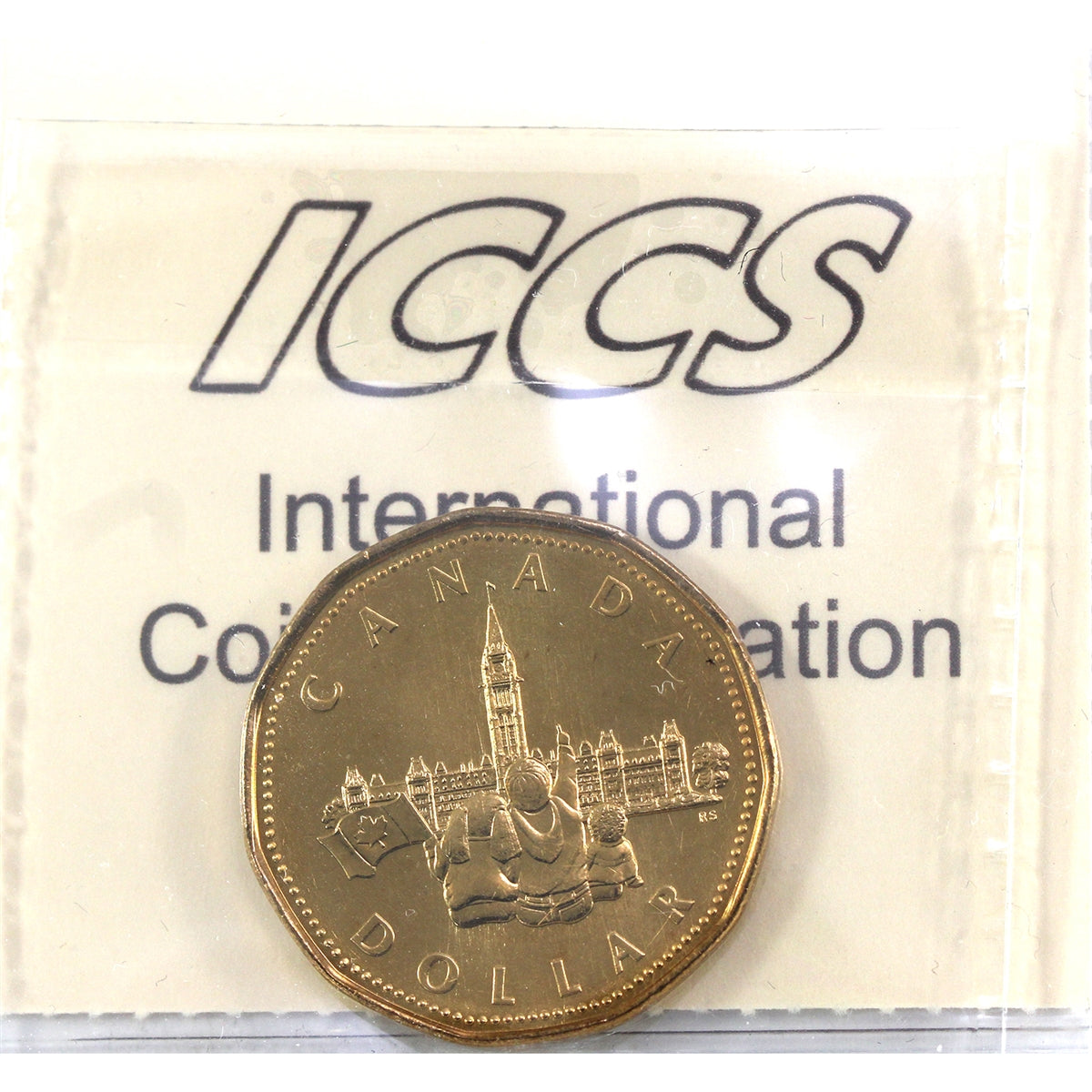 1992 Canada Confederation Dollar ICCS Certified MS-65