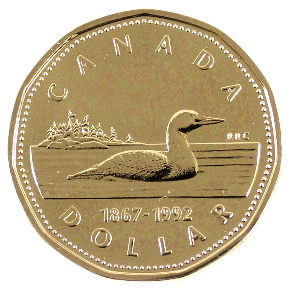 1992 Canada Loon Dollar Proof Like