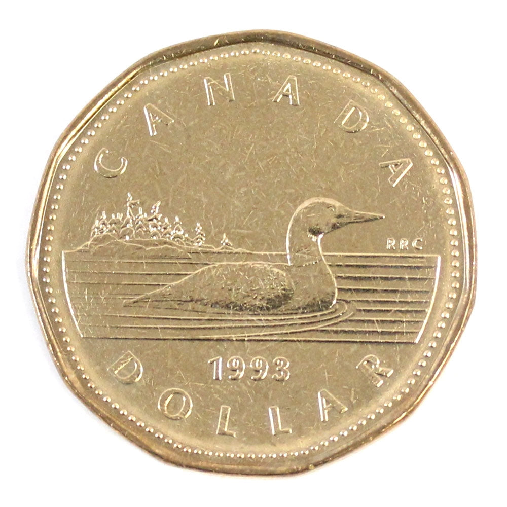 1993 Canada Loon Dollar Brilliant Uncirculated (MS-63)