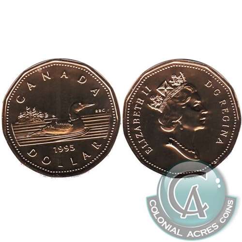 1995 Canada Loon Dollar Proof Like