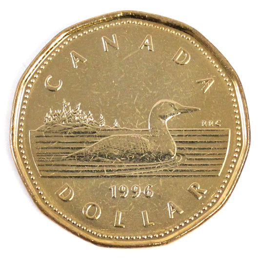 1996 Canada Loon Dollar Brilliant Uncirculated (MS-63)