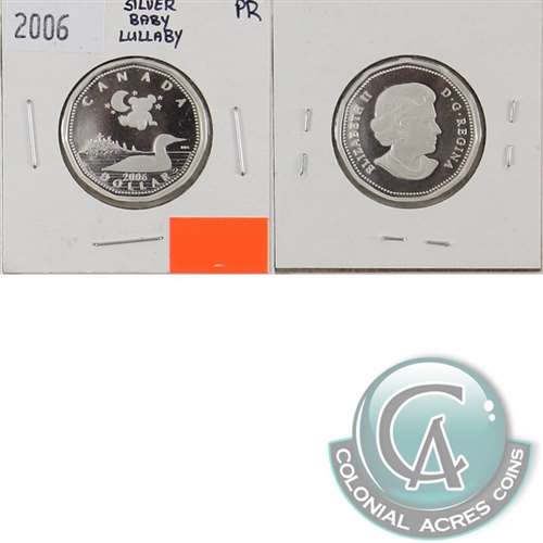 2006 Canada Silver Baby Lullaby Dollar Proof_