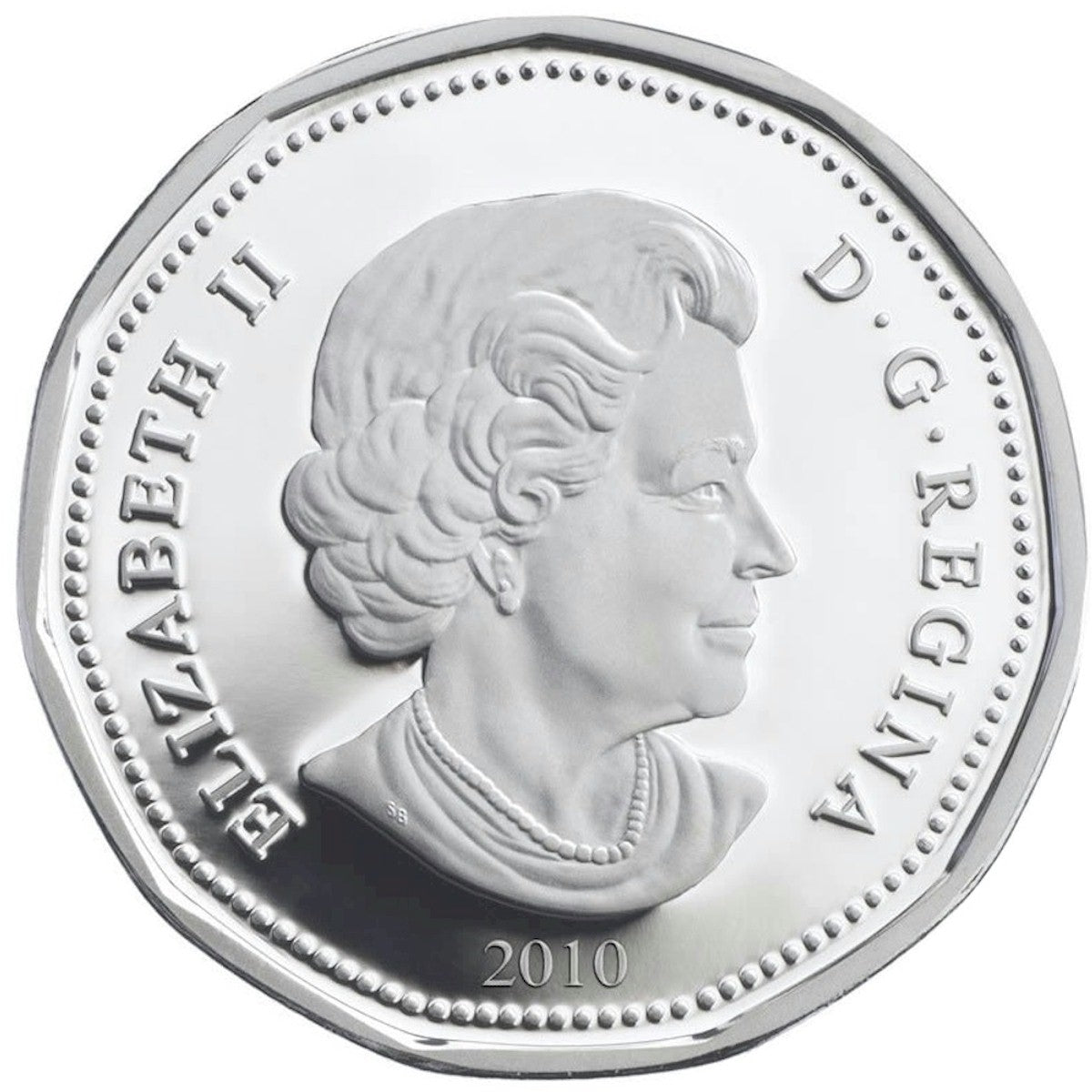 2010 Canada Coloured Inukshuk Dollar Proof Like (From Puck)