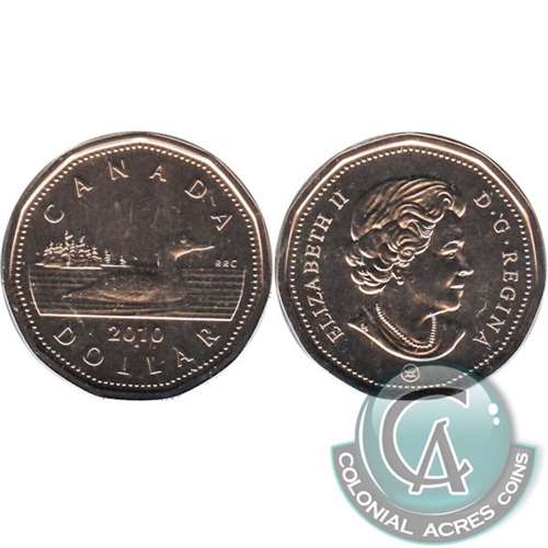 2010 Large Beads Canada Loon Dollar Proof Like