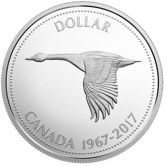 1967-2017 Canada Dollar Centennial Silver Proof (No Tax) $