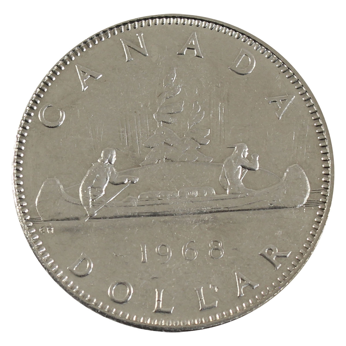 1968 DHL #1 Canada Nickel Dollar Uncirculated (MS-60)