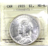 1935 Canada Dollar ICCS Certified MS-65 (XVR 349)