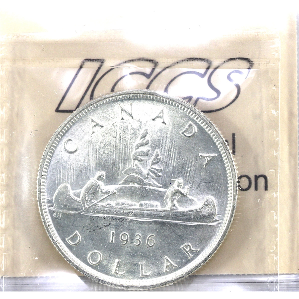 1936 Canada Dollar ICCS Certified MS-63