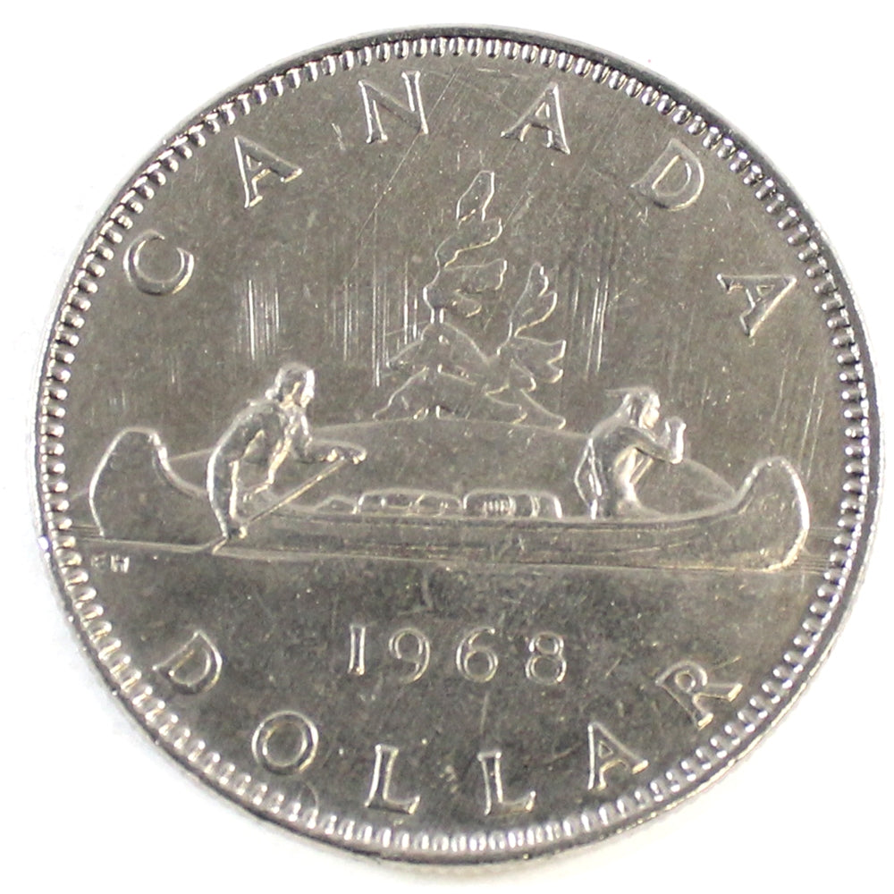 1968 DHL #1 Canada Nickel Dollar UNC+ (MS-62)