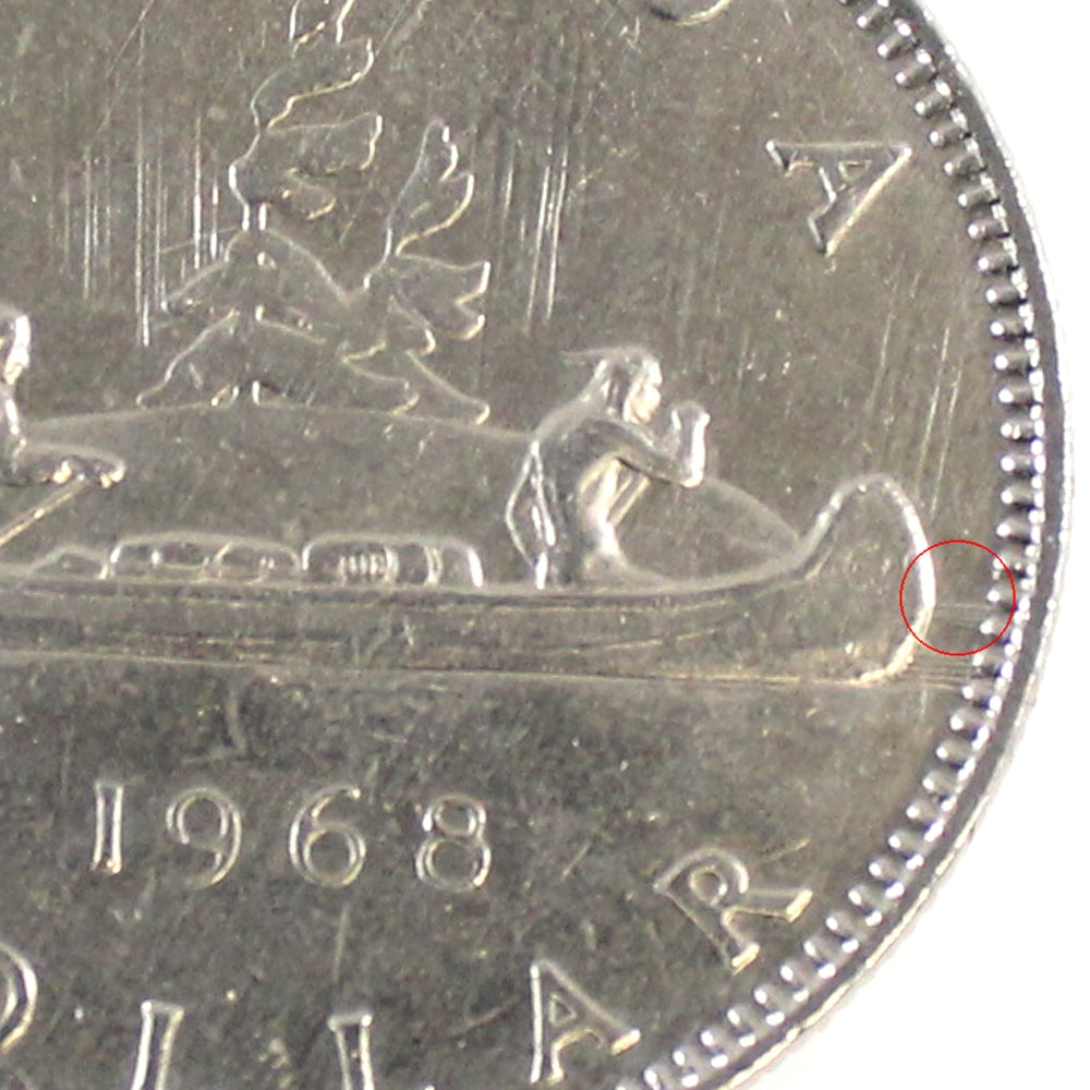 1968 DHL #1 Canada Nickel Dollar UNC+ (MS-62)