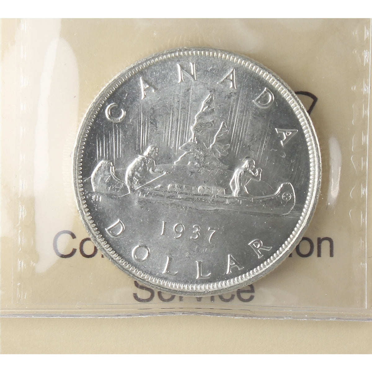 1937 Canada Dollar ICCS Certified MS-64 (XXG 037)