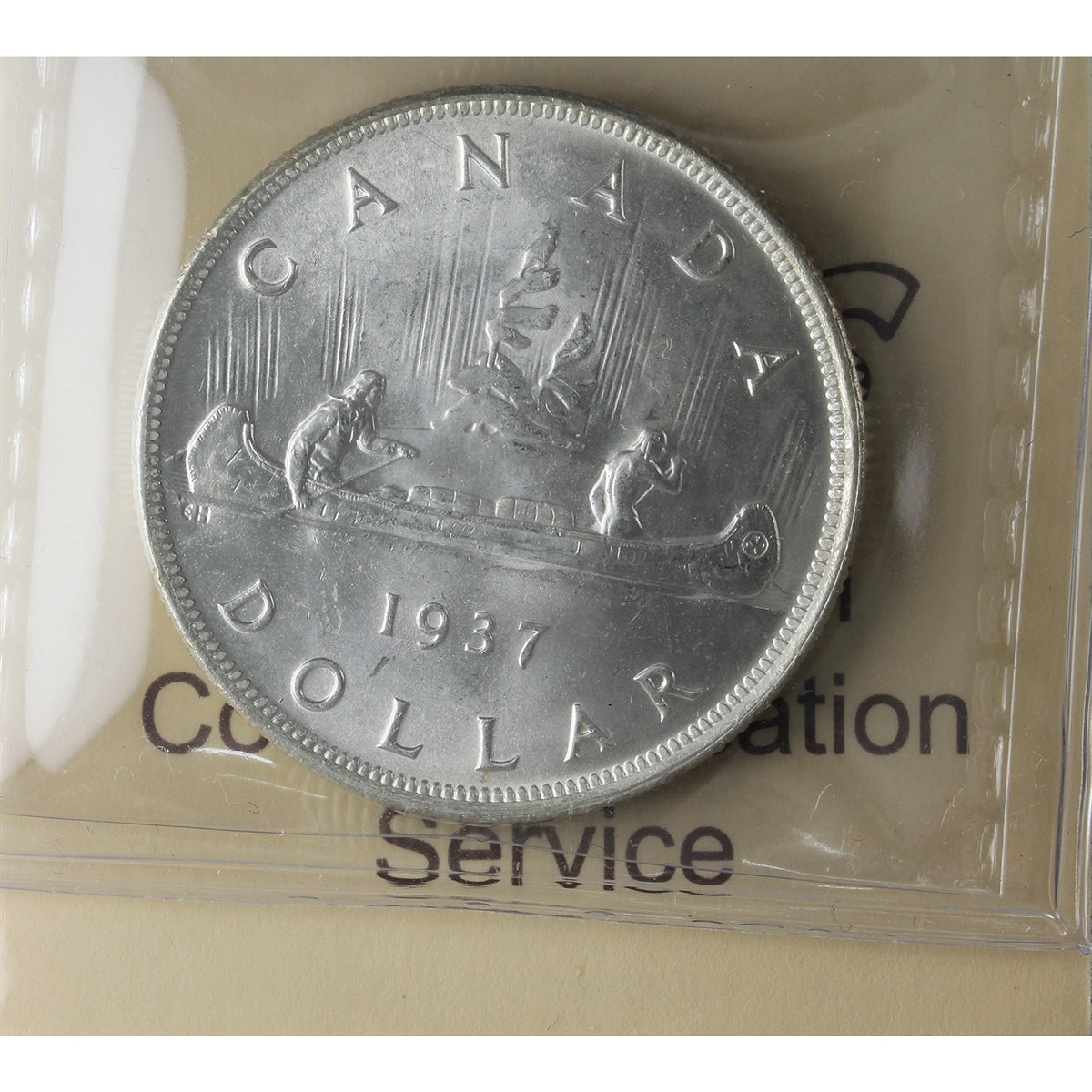 1937 Canada Dollar ICCS Certified MS-64 (XMY 673)